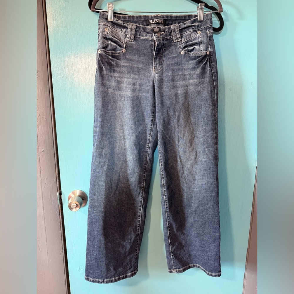 Blue Spice Straight Leg Jeans in Dark Wash